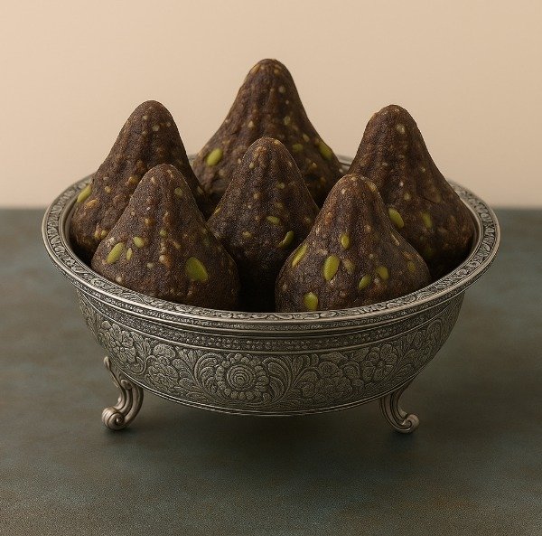 Flaxseed Pumpkin modak, Organic Modak, chemical free modak, weight loss modak, hormone modak