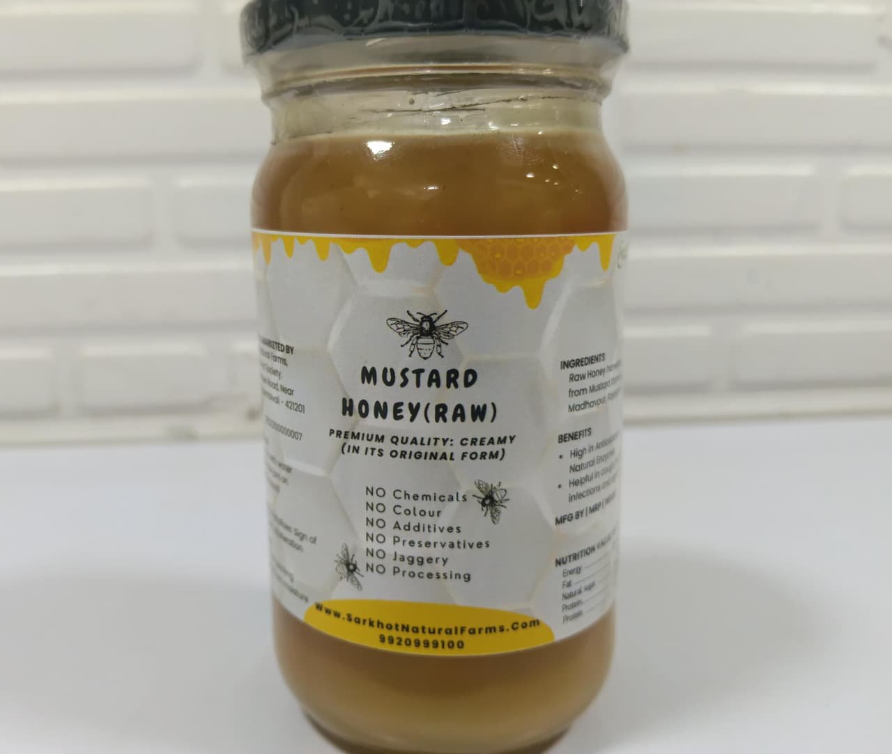 Mustard Honey, Raw honey, Chemical free honey, Pure honey, Raw honey, Unprocessed honey