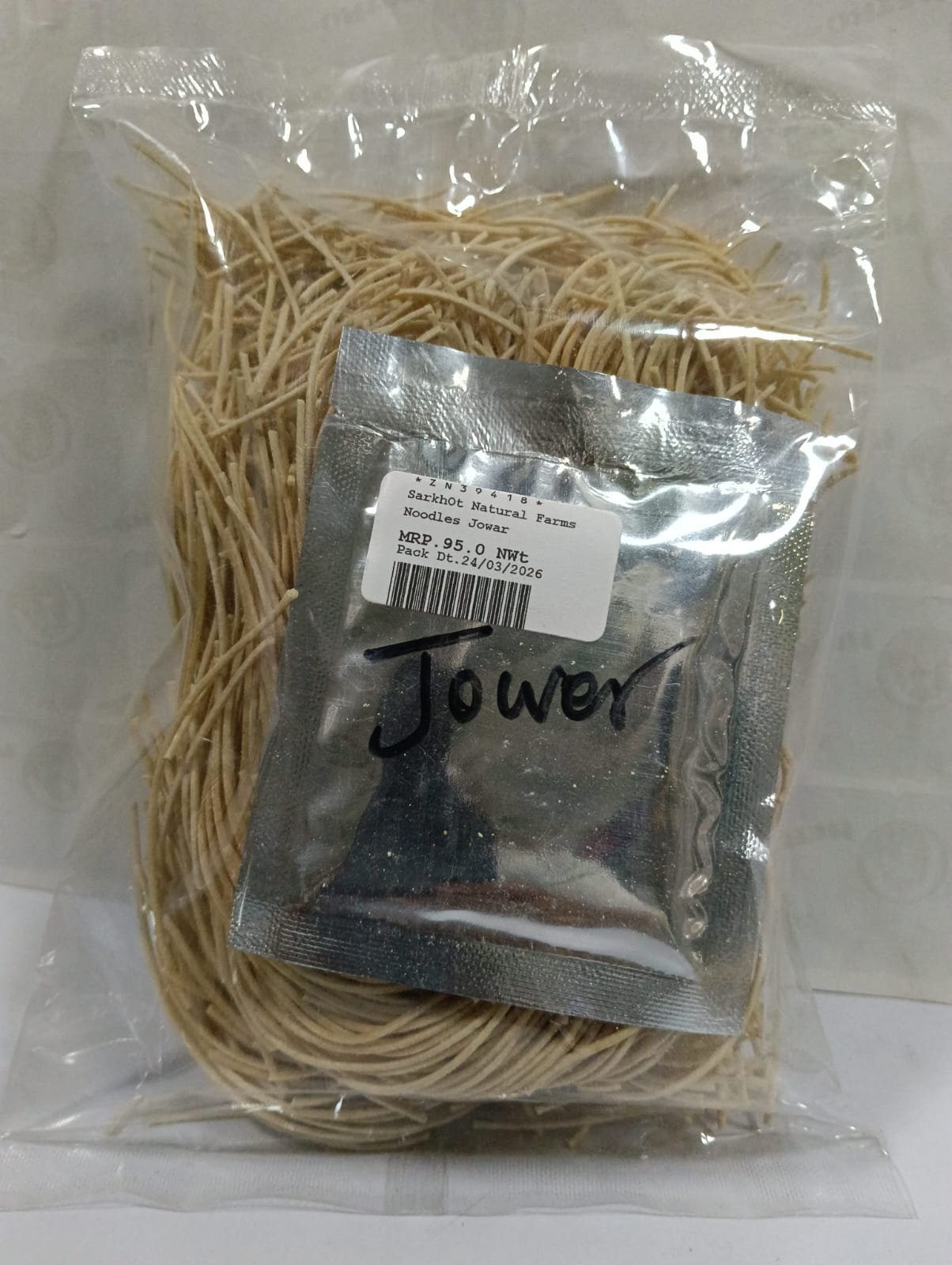 Jowar Noodles, Organic noodles, Chemical free Noodles, Noodles